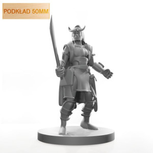 Figurka Rpg - Seria Humanoidy - Wojownicze Diablę - Podkład 50 Mm