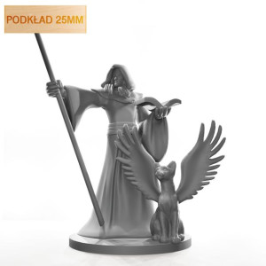 Figurka Rpg - Seria Humanoidy - Elficki Mag - Podkład 25 Mm