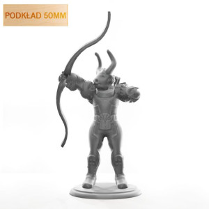 Figurka Rpg - Seria Humanoidy - Byk Wojownik- Podkład 50 Mm