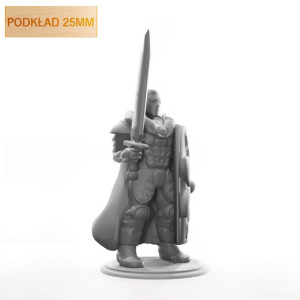 Figurka Rpg - Seria Humanoidy - Elitarny Strażnik B - Podkład 25 Mm