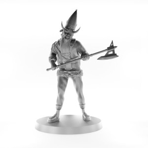 Figurka Rpg - Seria Humanoidy - Jan Krampus Ii - Pomalowany 50 Mm