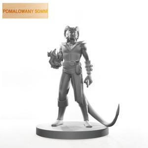 Figurka Rpg - Seria Humanoidy - Diabelski Zaklinacz - Pomalowany 50 Mm