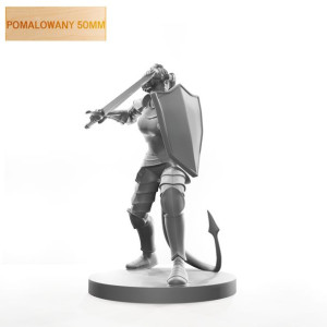 Figurka Rpg - Seria Humanoidy - Diaboliczna Paladynka - Pomalowany 50 Mm