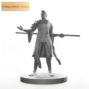 Figurka Rpg - Seria Humanoidy - Pewny Siebie Mnich - Pomalowany 50 Mm