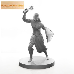 Figurka Rpg - Seria Humanoidy - Kapłanka - Pomalowany 25 Mm