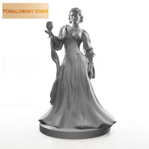 Figurka Rpg - Seria Humanoidy - Szlachcianka - Pomalowany 50 Mm
