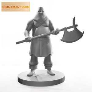 Figurka Rpg - Seria Humanoidy - Kat - Pomalowany 25 Mm