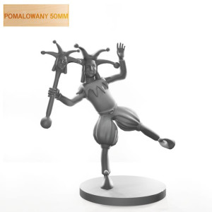 Figurka Rpg - Seria Humanoidy - Nadworny Błazen - Pomalowany 50 Mm