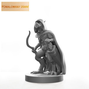 Figurka Rpg - Seria Humanoidy - Smoczy Łowca - Pomalowany 25 Mm