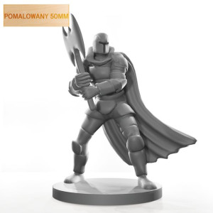 Figurka Rpg - Seria Humanoidy - Rycerz Z Toporem - Pomalowany 50 Mm