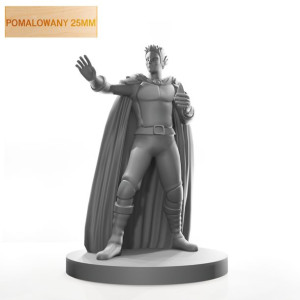 Figurka Rpg - Seria Humanoidy - Półelf Czarnoksiężnik - Pomalowany 25 Mm