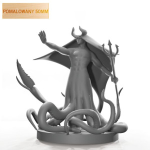 Figurka Rpg - Seria Humanoidy - Czarnoksiężnik Oceanu - Pomalowany 50 Mm