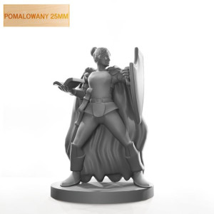Figurka Rpg - Seria Humanoidy - Tajemniczy Rycerz - Pomalowany 25 Mm