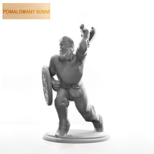 Figurka Rpg - Seria Humanoidy - Germański Barbarzyńca - Pomalowany 50 Mm