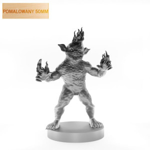 Figurka Rpg - Seria Potwory - Magmin - Pomalowany 50 Mm