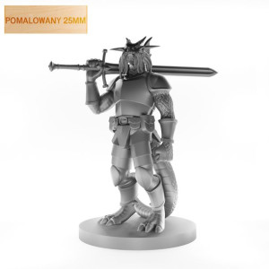 Figurka Rpg - Seria Potwory - Złoty Półsmok - Pomalowany 25 Mm