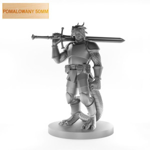 Figurka Rpg - Seria Potwory - Spiżowy Półsmok - Pomalowany 50 Mm