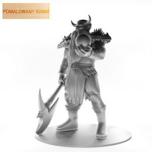 Figurka Rpg - Seria Potwory - Gigant Lodowy B - Pomalowany 50 Mm