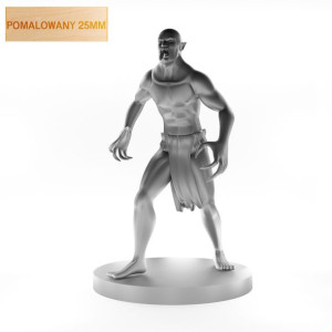 Figurka Rpg - Seria Potwory - Ghul B - Pomalowany 25 Mm
