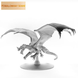 Figurka Rpg - Seria Potwory Smok Chromatyczny Niebieski B Pomalowany 50 Mm