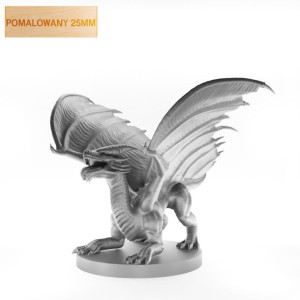 Figurka Rpg - Seria Potwory Smoczątko Metaliczne Miedziane Pomalowany 25 Mm