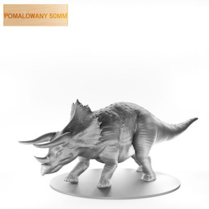 Figurka Rpg - Seria Potwory - Dinozaur Triceratops - Pomalowany 50 Mm