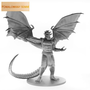 Figurka Rpg - Seria Potwory - Piekielny Czart - Pomalowany 50 Mm
