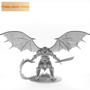 Figurka Rpg - Seria Potwory - Demon Piekielny Balor - Pomalowany 50 Mm