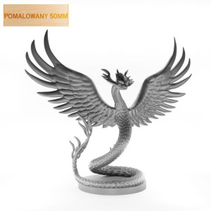 Figurka Rpg - Seria Potwory - Couatl - Pomalowany 50 Mm