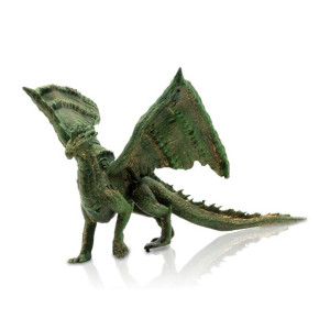 Figurka Rpg - Seria Potwory Smok Pomalowany Walijski Zielony Smok 50X25 Mm