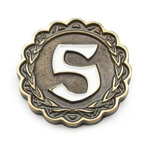 Uniwersalna Złota "5" Metalowa Moneta 1 Szt