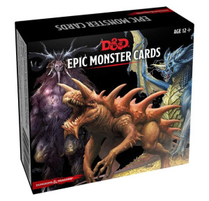 Dungeons And Dragons 5.0 Monster Cards - Epic Monsters (Ed. Angielska)