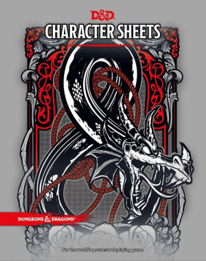 Podręcznik Dungeons And Dragons 5.0  Character Sheets (Ed. Angielska)