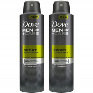 Dove Men 2x Dezodorant Spray Sport Active 2x 150ml