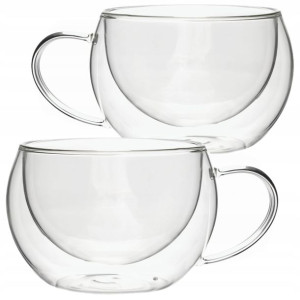 MG HOME Szklanki termiczne +Ucho RENZA 300ml 2szt.