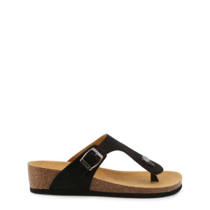 Klapki marki Scholl model GANDIA-F27797 kolor Czarny. Obuwie Damskie. Sezon