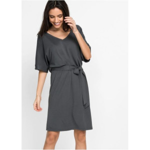 Sukienka Oversize Wiązana W Pasie 36-38 911556