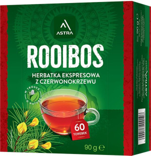 Herbata ziołowa w torebkach Astra Rooibos 60szt x 1.5g
