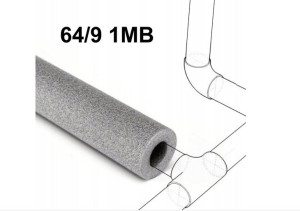 Otulina na rurę szara 64/9 1MB
