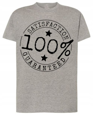 100% Gwarancja Satysfakcji T-shirt Modny Rozm.XL