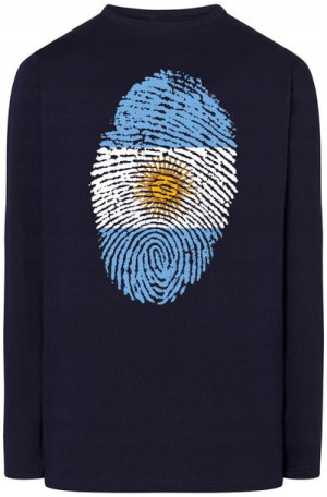 Argentyna Flaga Odcisk Palca Longsleeve Rozm.3XL