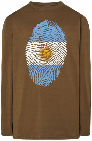 Argentyna Flaga Odcisk Palca Longsleeve Rozm.4XL