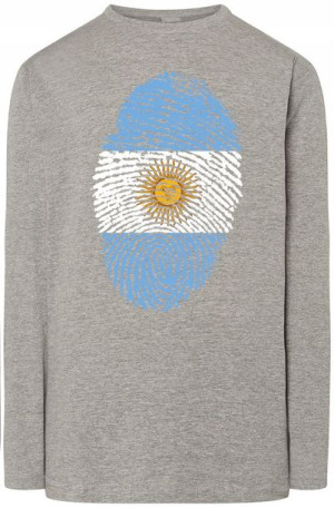 Argentyna Flaga Odcisk Palca Longsleeve Rozm.XXL
