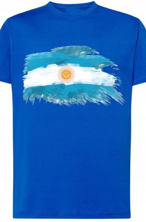 Argentyna Męski Modny T-Shirt Naduk Rozm.S