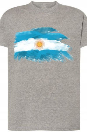 Argentyna Męski Modny T-Shirt Naduk Rozm.XL