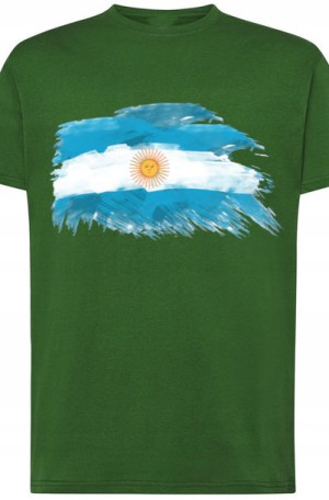 Argentyna Męski Modny T-Shirt Naduk Rozm.XL