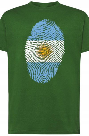 Argentyna Męski T-Shirt Odcisk Palca Rozm.L