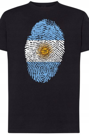 Argentyna Męski T-Shirt Odcisk Palca Rozm.XL