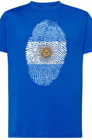 Argentyna Męski T-Shirt Odcisk Palca Rozm.XXL