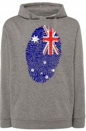 Australia Bluza Z Kapturem Męska Modna r.XS